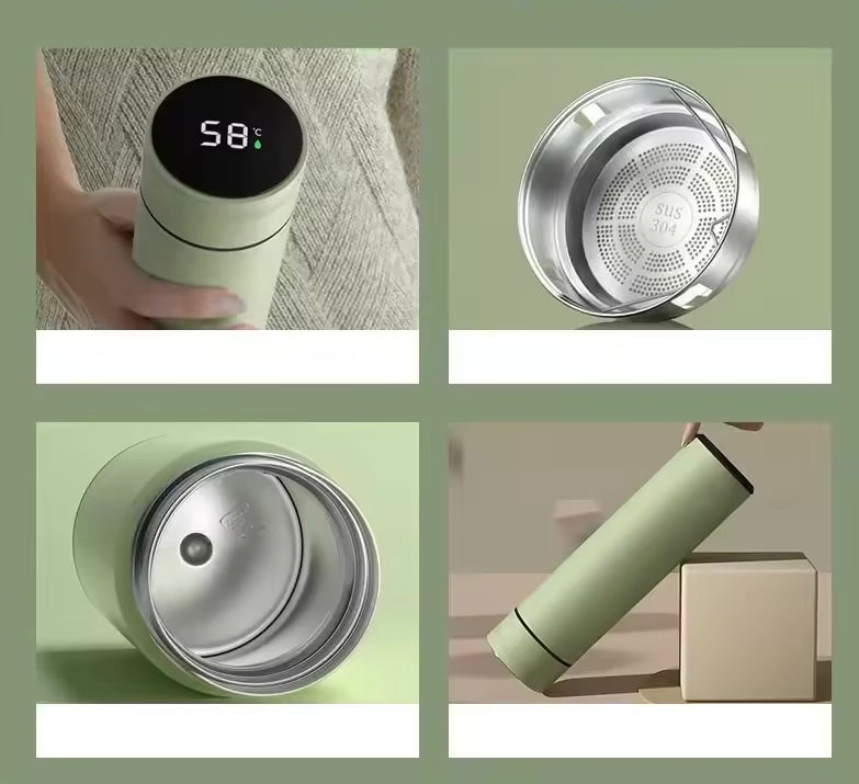 Thermosflasche mit Temperaturanzeige